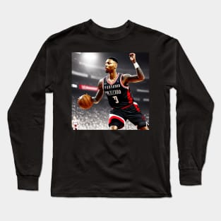 Portland Trail Blazers Basketball Long Sleeve T-Shirt